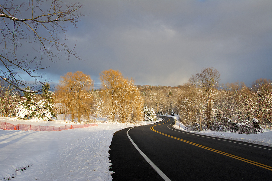 Snowy Afternoon; County Route 22 : Rural Impressions : Diane Smook Photography: Nature, Dance, Documentary