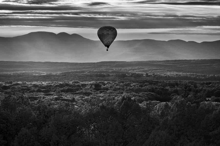 Balloon Over the Catskills : Rural Infrared : Diane Smook Photography: Nature, Dance, Documentary