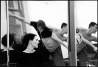 Choreographer Isabel Gotzkowsky Rehearsing "Suspended"